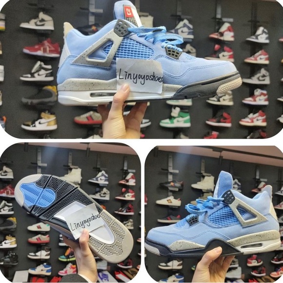 Jordan 4 university blue - Picture 3 of 3